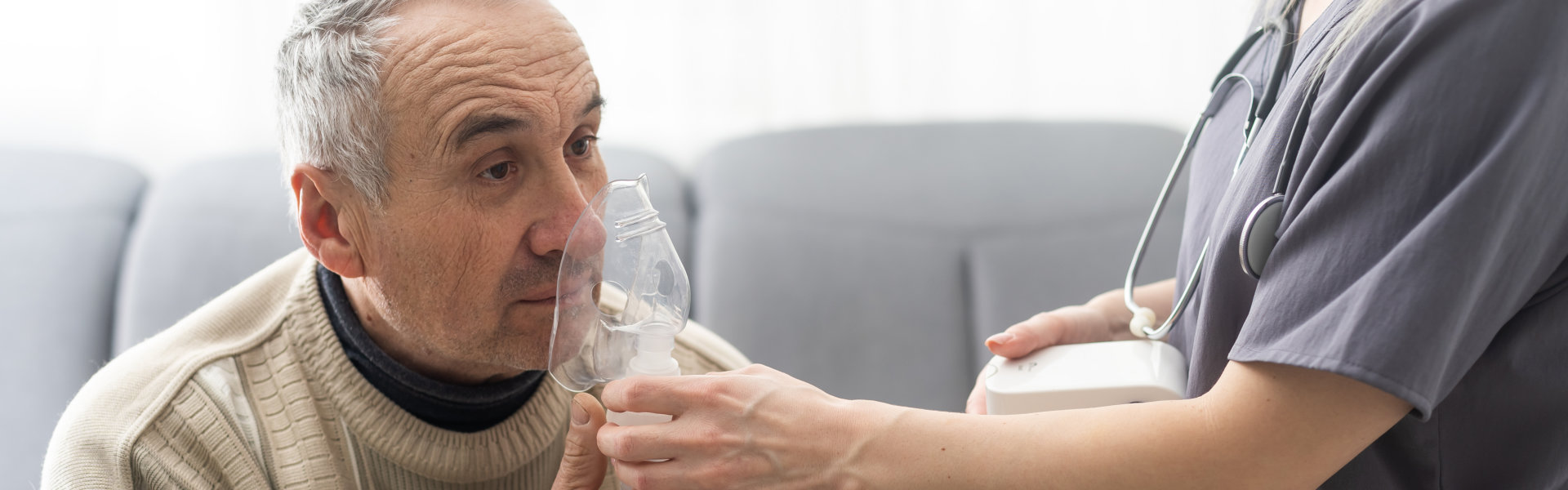 caregiver assisting elderly